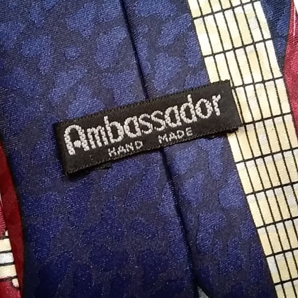 Vintage Ambassador Handmade Men Tie